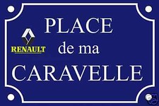 PLAQUE de RUE RENAULT