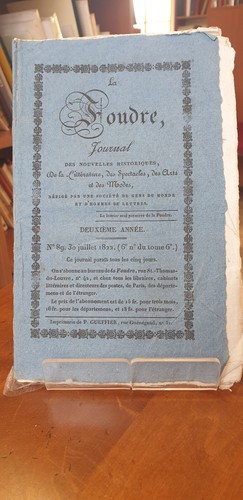 Foudre journal des - la,