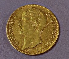 40 Francs or Napoléon An 12 Pièce or BONAPARTE 1ER CONSUL 40 FRANCS OR
