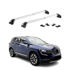 Barres de toit transversales pour Renault Koleos II 2017-2025 Alu Gris 2Pcs ABE