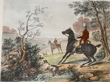 Grande estampe Chasseur à