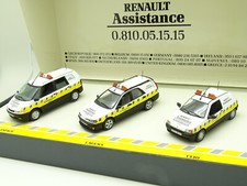 Universal Hobbies  1/43 - Coffret Renault Assistance Clio  Laguna Nevada  Espace