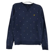 Pull À Col Rond Bleu LYLE &