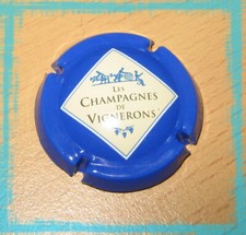 Capsule de Champagne Les Champagnes de Vignerons bleue et beige