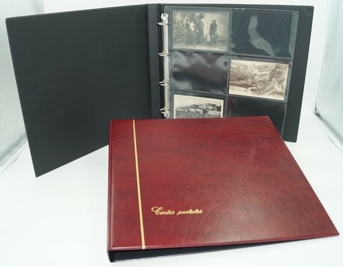 Classeur album safe bordeaux - classeur,