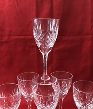 1 verre à vin en cristal signé SAINT LOUIS modèle CHANTILLY 15,2 cm no eau coupe