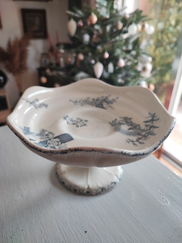 Compotier plat sur pied - compotier,