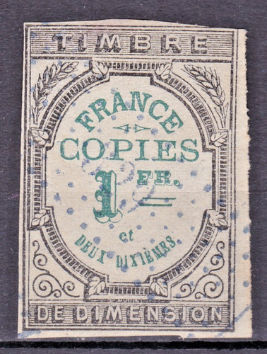 Timbre france 1873 fiscal - timbre,