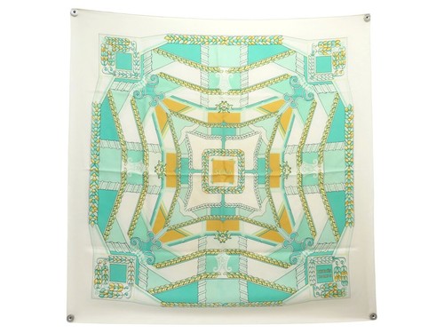 Vintage foulard hermes theatre - vintage,