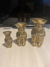 Lot Pichet Toby en laiton vintage/antique