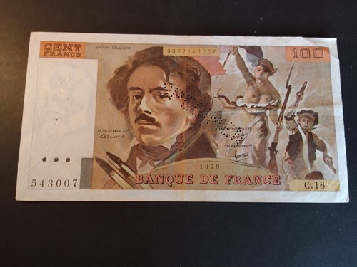 100 francs delacroix 1979 - 100,