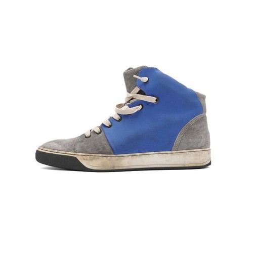 Lanvin blue gray suede - lanvin,