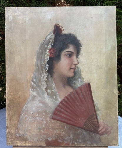 Portrait femme - portrait, à