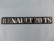 RENAULT 20 TS emblème logo