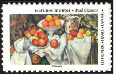 1 TIMBRE PAUL CÉZANNE 2025 TABLEAU "POMMES ET ORANGES" AUTOCOLLANT-TTB  ADHESIF