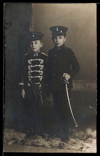 Carte postale photo enfants - , en