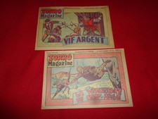 BD RECIT COMPLET LOT DE 2 ZORRO MAGAZINE N°20 +23 / ED SNPI EO 1951