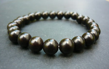 Bracelet de perles en Bois d'Ebène naturel, Sur mesure Homme Femme