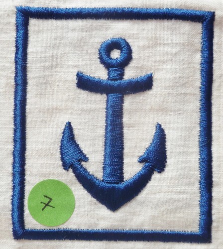 Insigne 1940 tissu ancre - insigne,