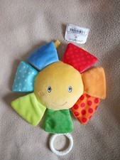 Peluche doudou bébé fleur