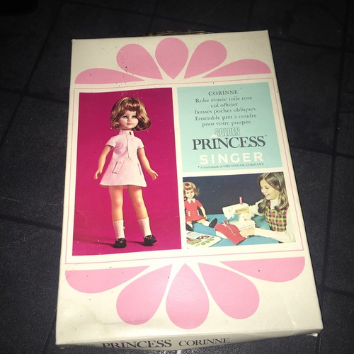 Rare robe corinne pour poupée - rare,
