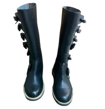 Bottes longues en cuir Viking