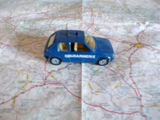 PEUGEOT 205 Gendarmerie  Gyrophare et Antenne Ancienne SOLIDO 1/43