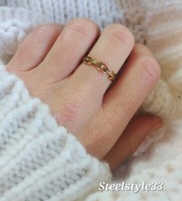 Bague Tressée En Or Pour