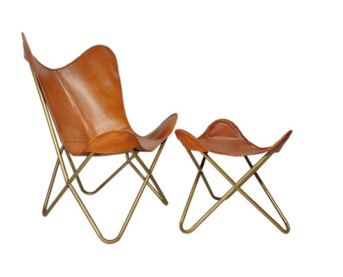 Fauteuil papillon vintage - vintage, en