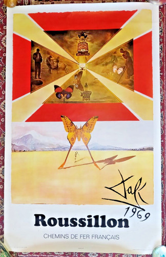 Affiche dali roussillon - affiche,