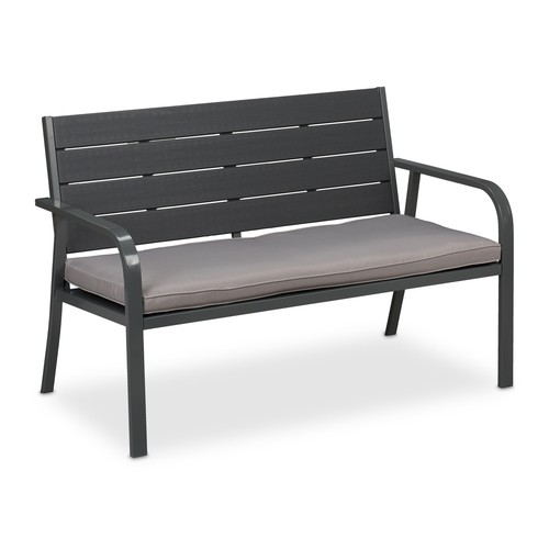 Banc jardin avec coussin - de,