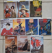 LOT DE 10 BD GLENAT COLLECTION VECU PIONNIERS NOUVEAU MONDE CHEMIN MALEFOSSE ...