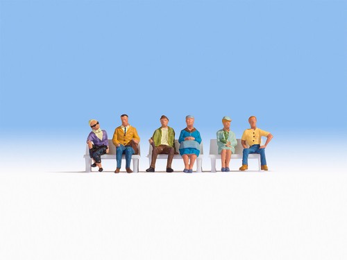 Noch personnages assis - noch, 6