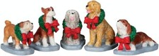 CHRISTMAS POOCH, Set of 5
