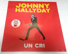 JOHNNY HALLYDAY Un Cri maxi 45 Splatter Coloré  rouge et jaune  Vinyle Lmtd NEUF