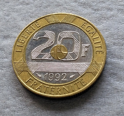 Monnaie france francs 1992 - france,