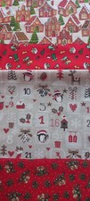 LOT 4 COUPONS DE TISSU NOEL