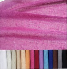 Tissu Type Lin Picots Tinta