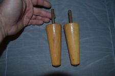 2 anciens pieds fuseau compas