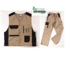 Gilet Multifonction + Pantalon Multipoches Set Pratique Tg.M Vega