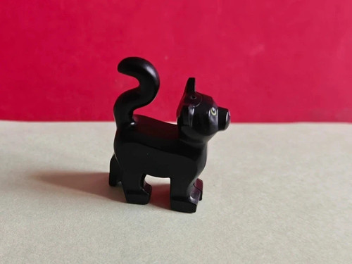 Figurine chat noir - noir, lego