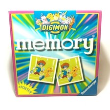 JEU MEMORY DIGIMON Ravensburger + POSTER 100% complet - no Pokémon
