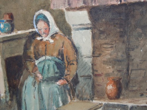 Aquarelle bretonne coin - au, du