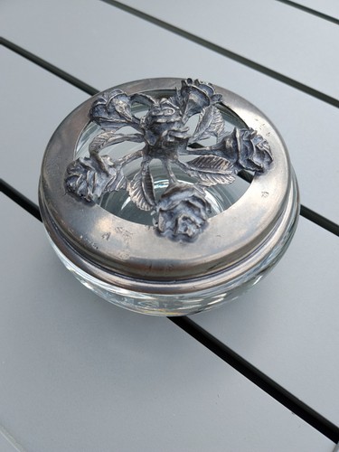 Bonbonnière verre et - en,