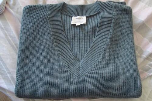 Pull bleu pétrole taille l - bleu,