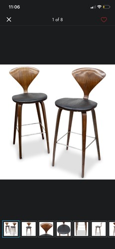 Norman cherner barstool - cherner,