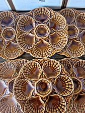 Assiettes huîtres barbotine