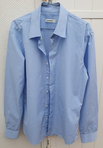 Chemise homme bleue sandro - chemise,