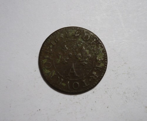 Denier tournoi 1648 - denier, 1648,