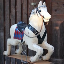 ANTIQUE CHEVAL de CARROUSEL en